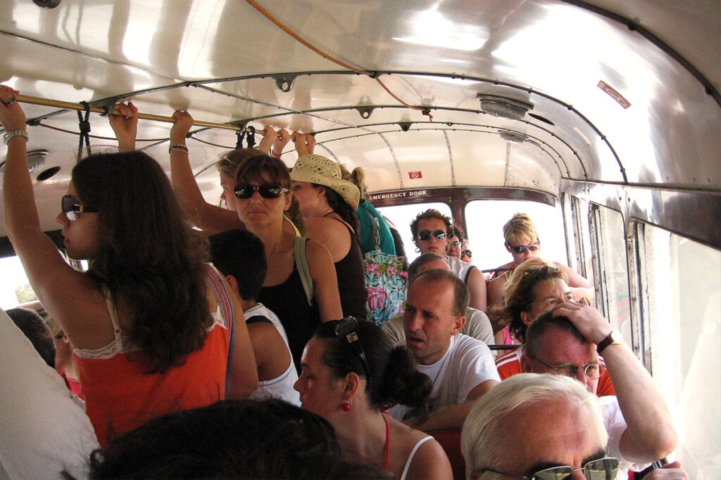 Malta vecchi autobus
